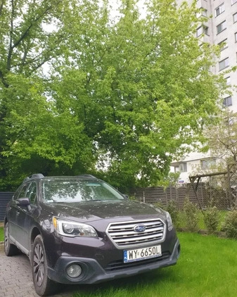 Subaru Outback cena 86700 przebieg: 181000, rok produkcji 2017 z Warszawa małe 22